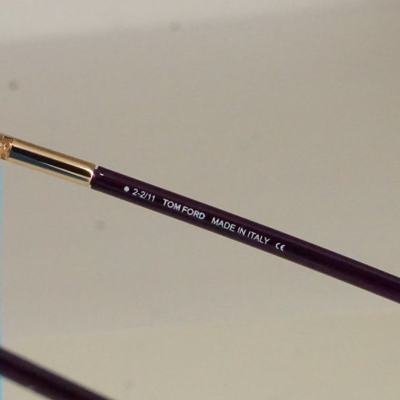 Tom Ford Optical FT5212V Color 074 Purple Gradient 53mm New Authentic! - Picture 5 of 7